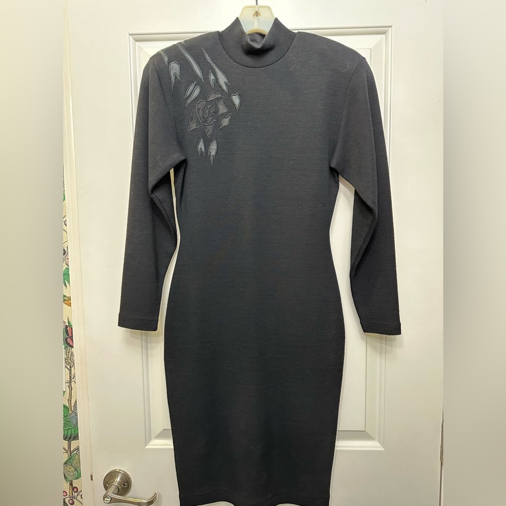 Sexy Modest Style Black Dress